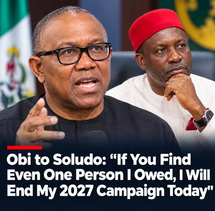 𝗣𝗲𝘁𝗲𝗿 𝗢𝗯𝗶 𝗙𝗶𝗿𝗲𝘀 𝗕𝗮𝗰𝗸 𝗮𝘁 𝗦𝗼𝗹𝘂𝗱𝗼: “𝗙𝗶𝗻𝗱 𝗢𝗻𝗲 𝗣𝗲𝗿𝘀𝗼𝗻 𝗜 𝗢𝘄𝗲𝗱, 𝗜’𝗹𝗹 𝗘𝗻𝗱 𝗠𝘆 2027 𝗖𝗮𝗺𝗽𝗮𝗶𝗴𝗻”